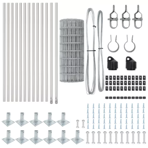  Euro Kerítés 13 Flanged Poszttal 0.4x25 m Galvanizált Acél