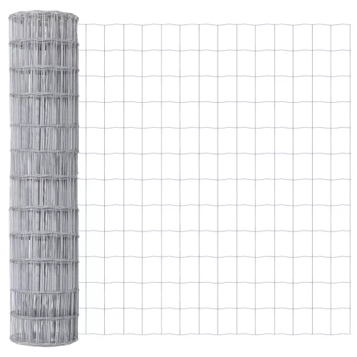  Euro Kerítés 13 Flanged Posts 1.2x25 m Galvanizált Acél