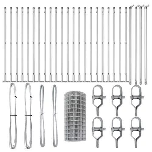  Euro Kerítés 13 Flange Poszttal 0.6x50 m Horganyzott Acél