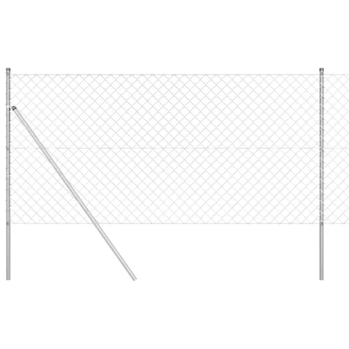  Láncfűrész Kerítés 7 Oszlopos 1.2x10 m Galvanizált Acél