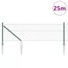  láncos kerítés 13 cölöppel 0.6x25 m Galvanizált acél
