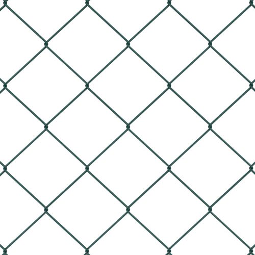  Láncos kerítés 2 darab Zöld PVC 1 x 25 m Tartós