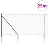  lánckerítés 13 spike állvánnyal 1.2x25m galvanizált acélból