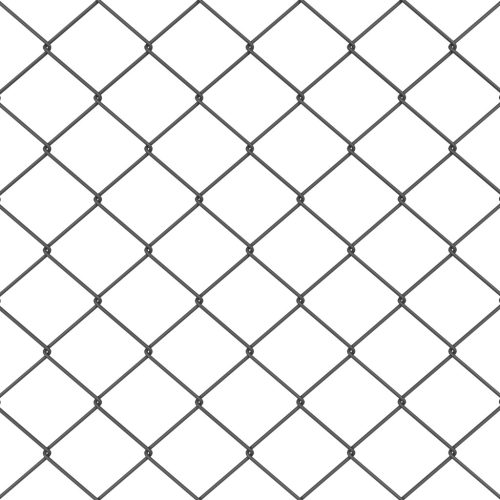  lánc kerítés 7 cölöppel 0.8x10 m horganyzott acél