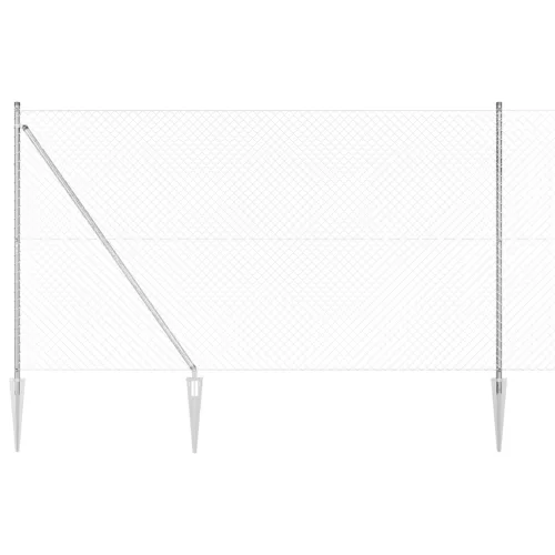  Láncfal 7 cölöppel 1.5x10 m Horganyzott Acél