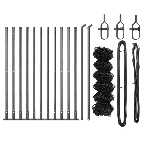  Lánc kerítés 13 flanged poszttal 0.6x25 m Galvanizált acél