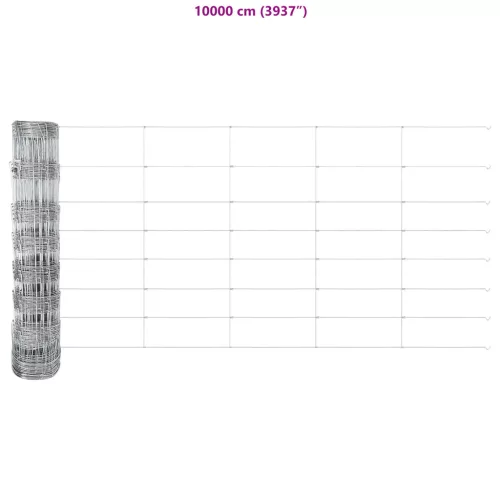  Mező Kerítés 0,8x25 m Horganyzott acél