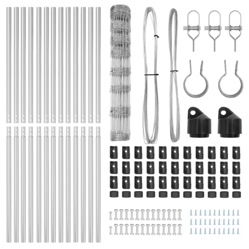  Földkerítés 1x25 m Horganyzott Acél
