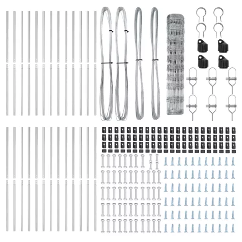  Mezőkerítés 1x50 m Horganyzott Acél