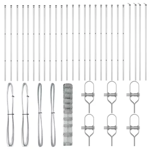  Mezőkerítés 1,2x50 m Horganyzott acél