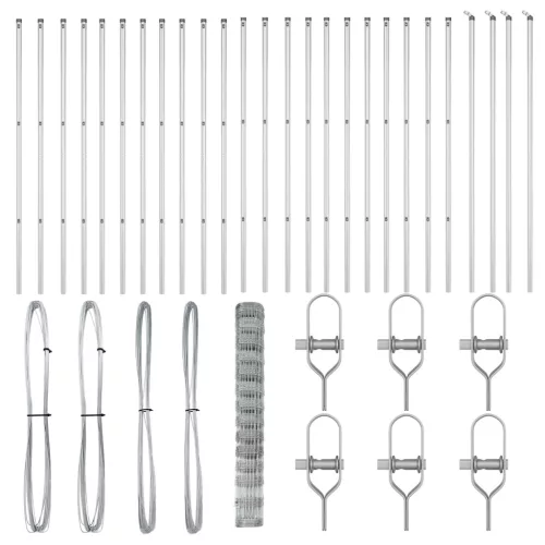  Mezőkerítés 1.4x50 m Horganyzott Acél