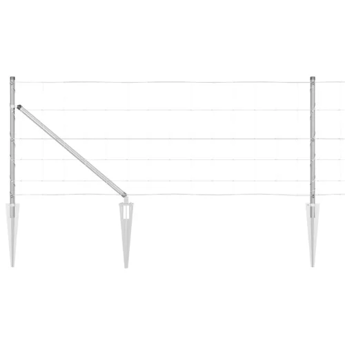  Mezői Kerítés 0.8x25 m Horganyzott Acél