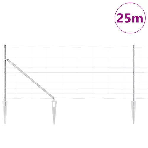  Mezőkerítés 1x25 m Horganyzott Acél