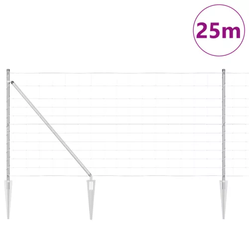  Mezőkerítés 1.2x25 m Horganyzott acél