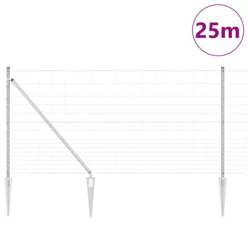  Mezőkerítés 1.2x25 m Horganyzott Acél