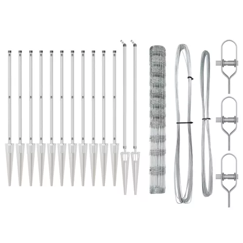  Mezőkerítés 1.4x25 m Horganyzott acél