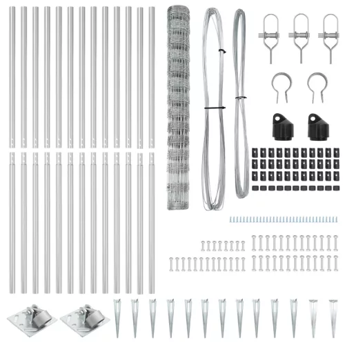  Mezőkerítés 1.4x25 m Horganyzott acél