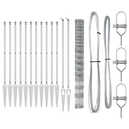  Mezőkerítés 1,5x25 m Horganyzott acél