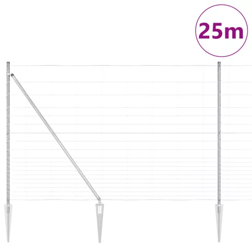  Mezőkerítés 1.6x25 m Horganyzott Acél