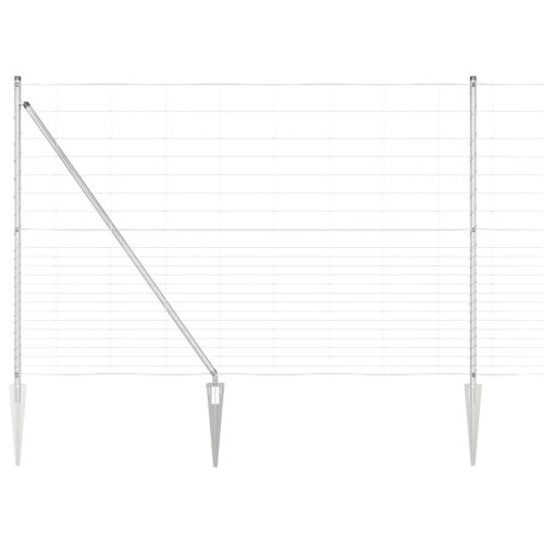  Mező Kerítés 1.6x25 m Horganyzott Acél