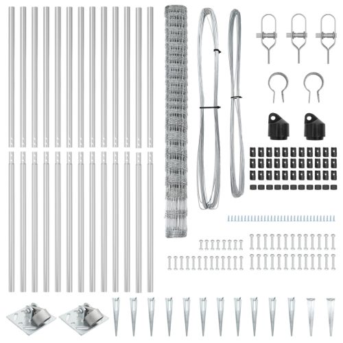  Mező Kerítés 1.6x25 m Horganyzott Acél