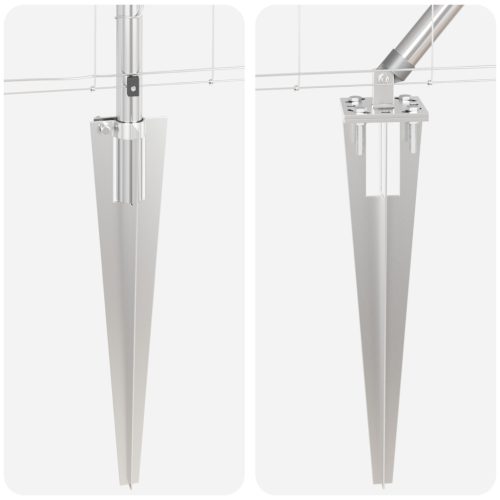  Mező Kerítés 1.6x25 m Horganyzott Acél