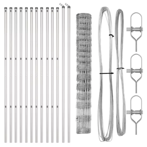  Földkerítés 0.8x50 m Horganyzott acél