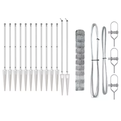  Mezőkerítés 1x50 m Horganyzott acél