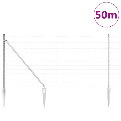  Mezőkerítés 1.2x50 m Horganyzott Acél