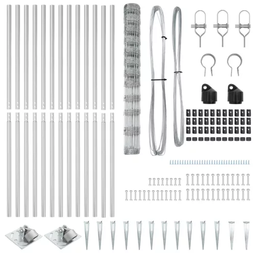  Mezőkerítés 1.4x50 m Horganyzott Acél