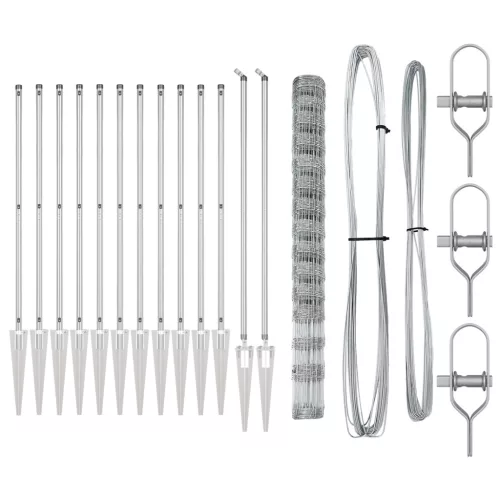  Mezőkerítés 1.6x50 m Galvanizált Acél