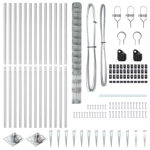  Mezőkerítés 1.6x50 m Galvanizált Acél