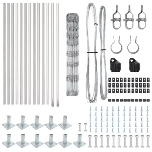 Mezőkerítés 1x25 m Horganyzott Acélban