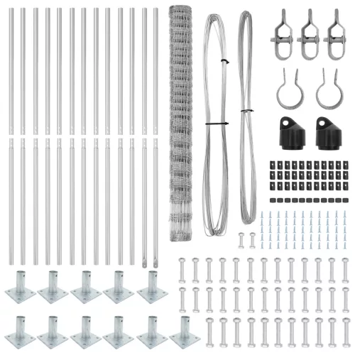  Mezőkerítés 1.6x25 m Horganyzott acél
