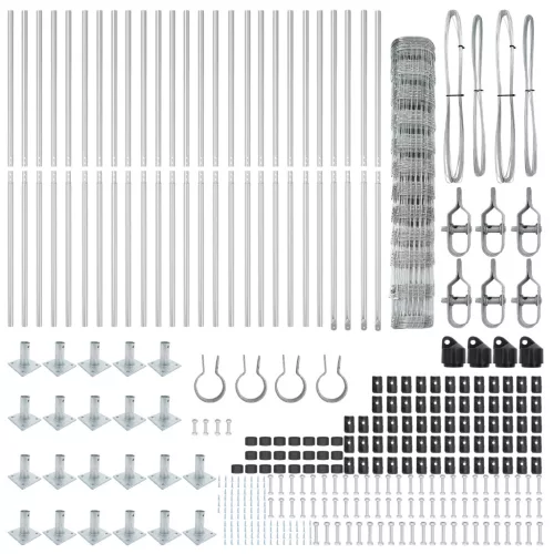  Mezőkerítés 1,2x50 m Horganyzott acél