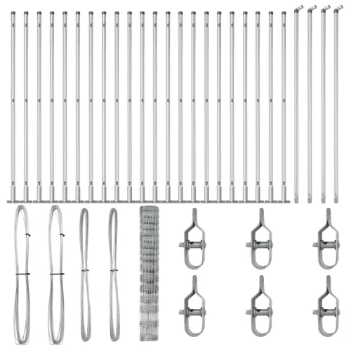  Mezőkerítés 1,2x50 m horganyzott acél