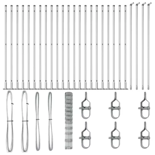  Mező Kerítés 1.4x50 m Horganyzott Acél