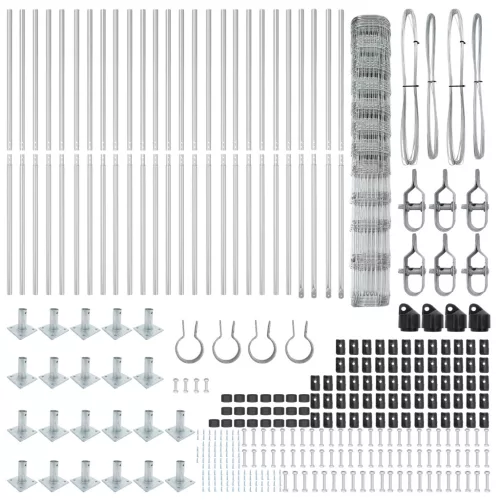  Mező Kerítés 1.4x50 m Horganyzott Acél