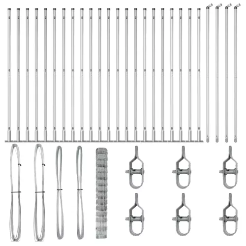  Mezőkerítés 1.4x50 m Horganyzott Acél