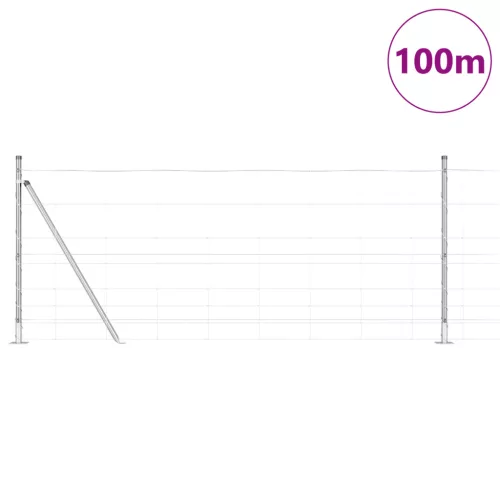  Mezőkerítés 1x100 m Horganyzott Acél