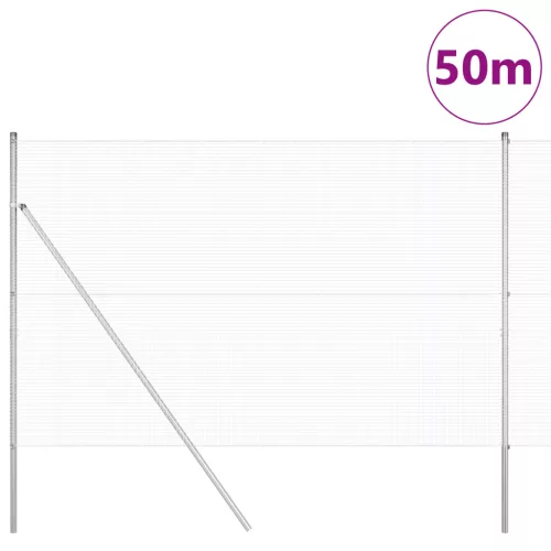  horganyzott huzalfal 13 oszloppal 1.6x50 m horganyzott acél