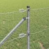  Tüskés Beépített Hegesztett Hálós Kerítés Acél Ezüst Háló