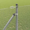  Tüskés Beépített Hegesztett Hálós Kerítés Acél Ezüst Háló