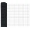  Tüskés Beépített Hegesztett Hálós Kerítés Acél és PVC Szürke