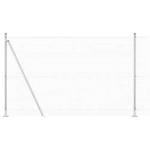  Horganyzott Drótkerítés 7 Flancos Oszloppal 1.4x10 m