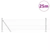  Horganyzott Drótkerítés 13 Félgyűrűs Oszloppal 0.4x25 m Horganyzott Acél