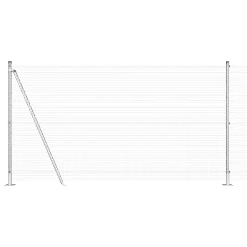  hegesztett drótháló kerítés 13 flanged poszt 1.2x25 m galvanizált acél