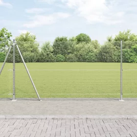  Horganyzott Drótkerítés 13 Felemelt Oszloppal 1.2x25 m