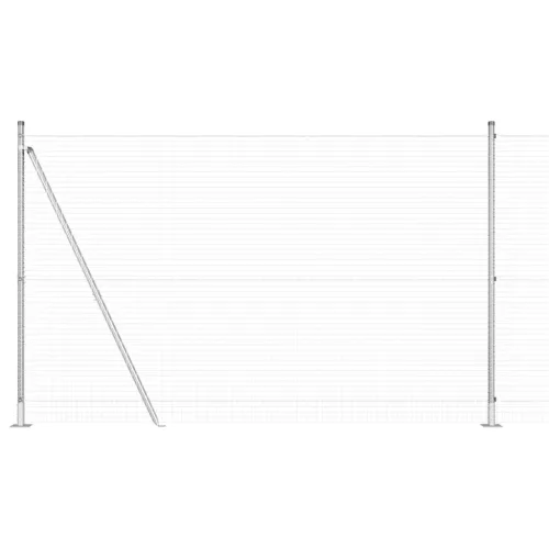  Horganyzott Drótháló Kerítés 13 Flangált Poszttal 1.5x25 m Horganyzott Acél