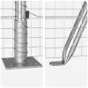  Hegesztett Drótháló Kerítés 13 Flanged Oszloppal 0.8x50 m Galvanizált Acél